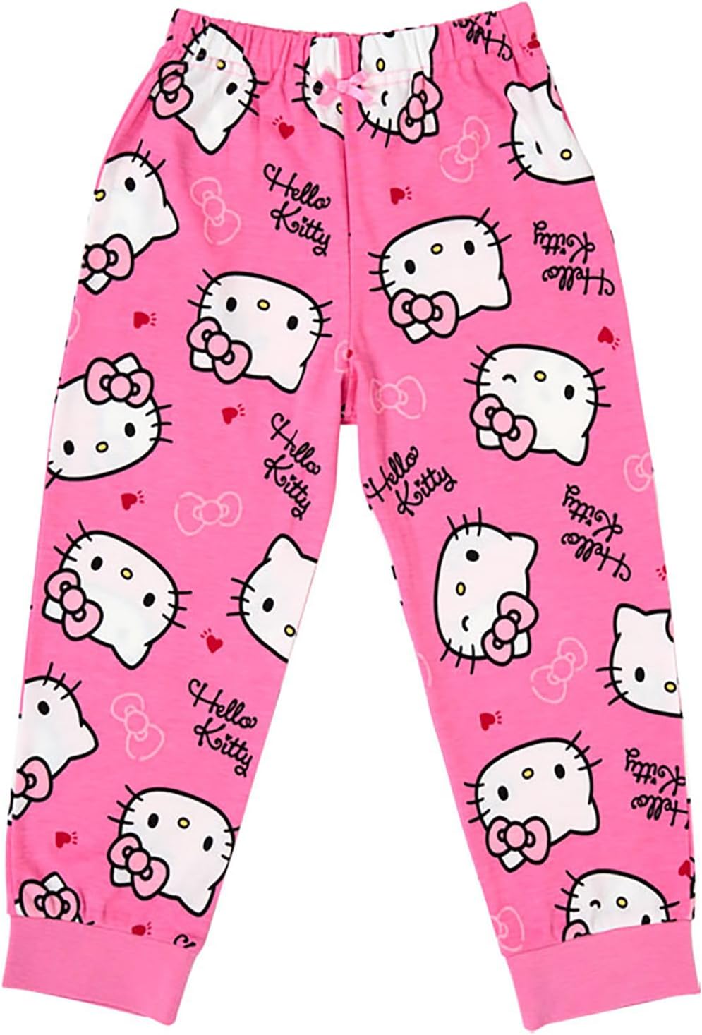 Sanrio Hello Kitty 485900 Kids' Long Sleeve Pajamas, 43.3 inches (110 cm)