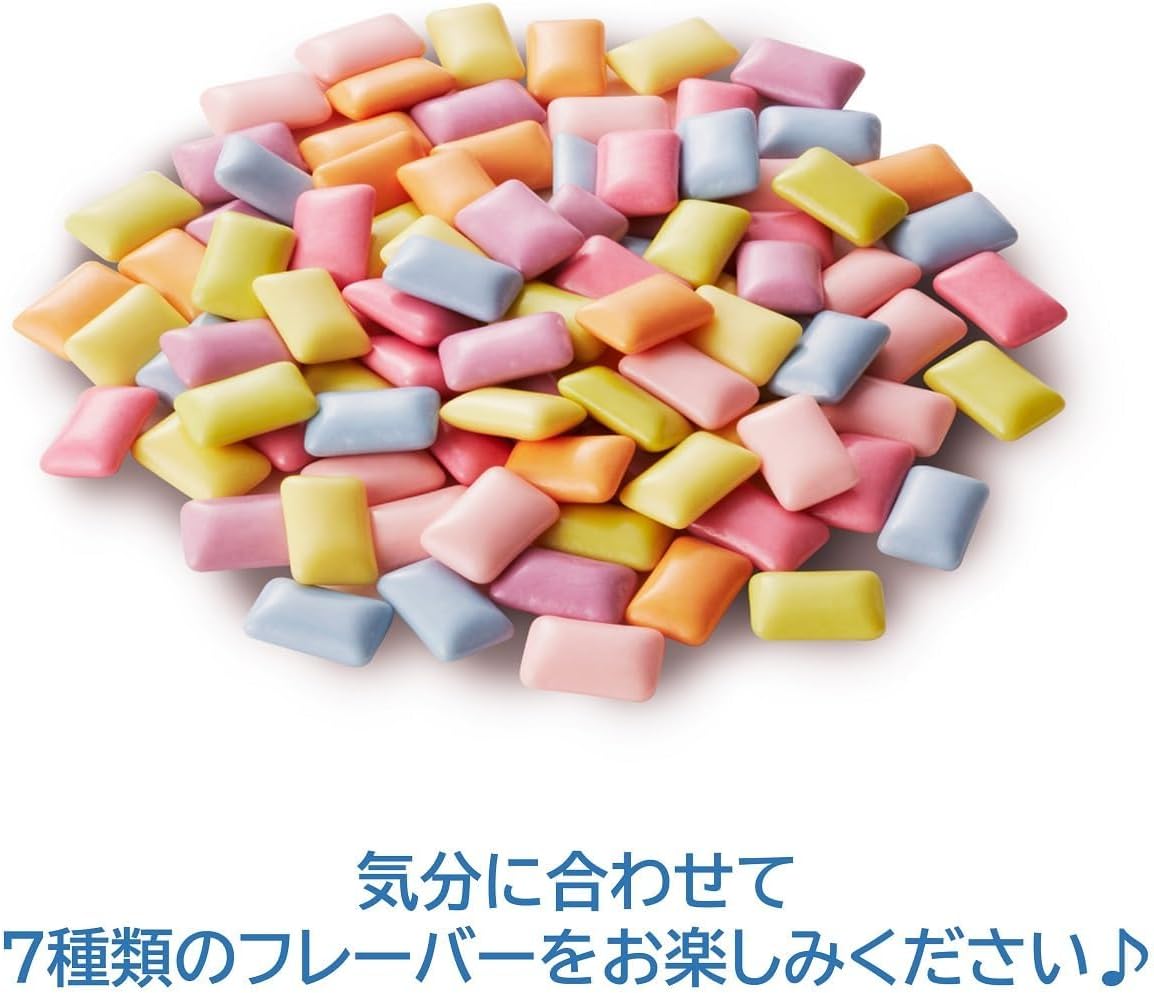 Lotte Xylitol Gum 7 Assorted Bottles 4.6 oz (133 g)