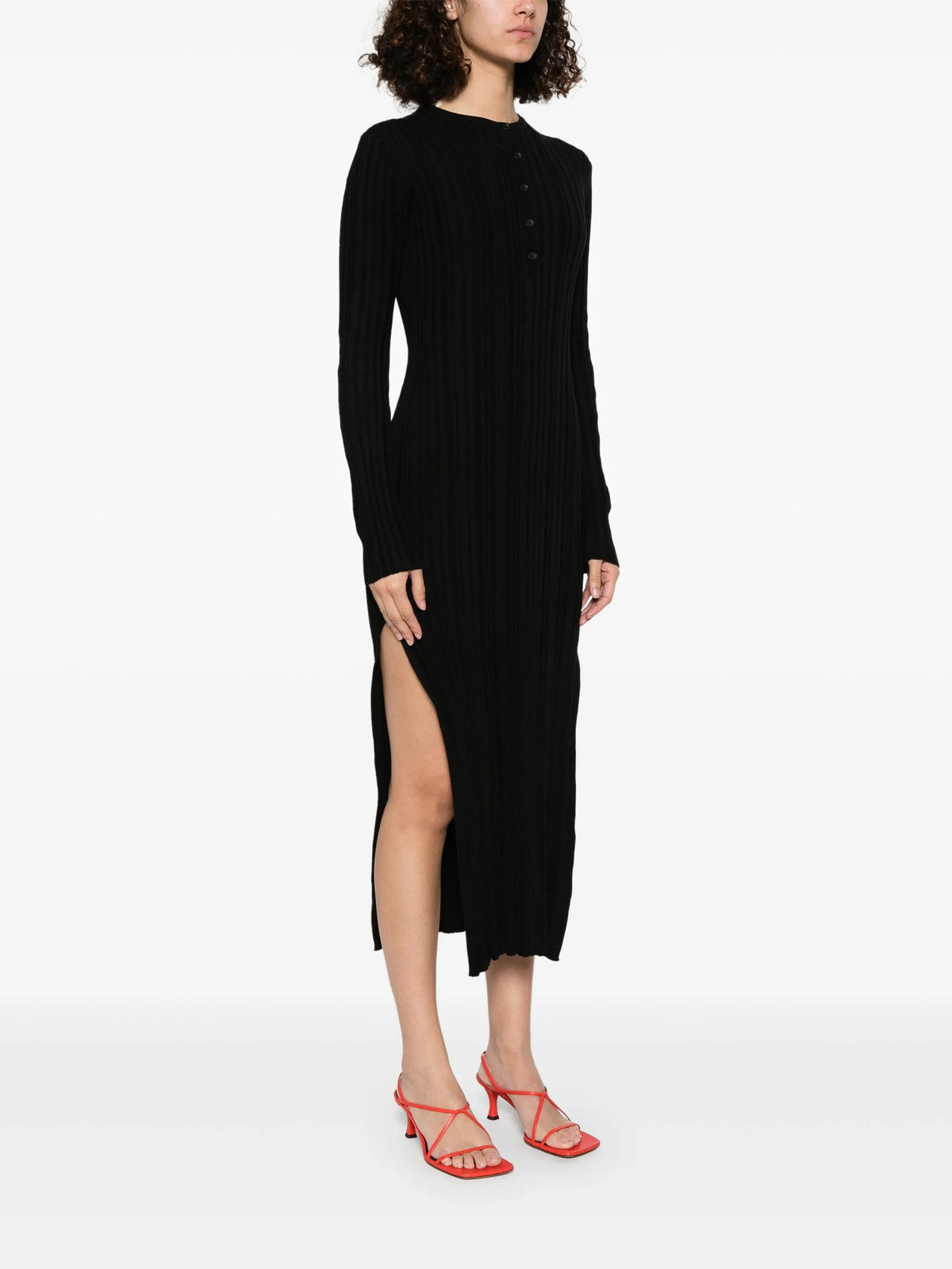 Loulou Loulou Studio Rib Long Dress - Image 3