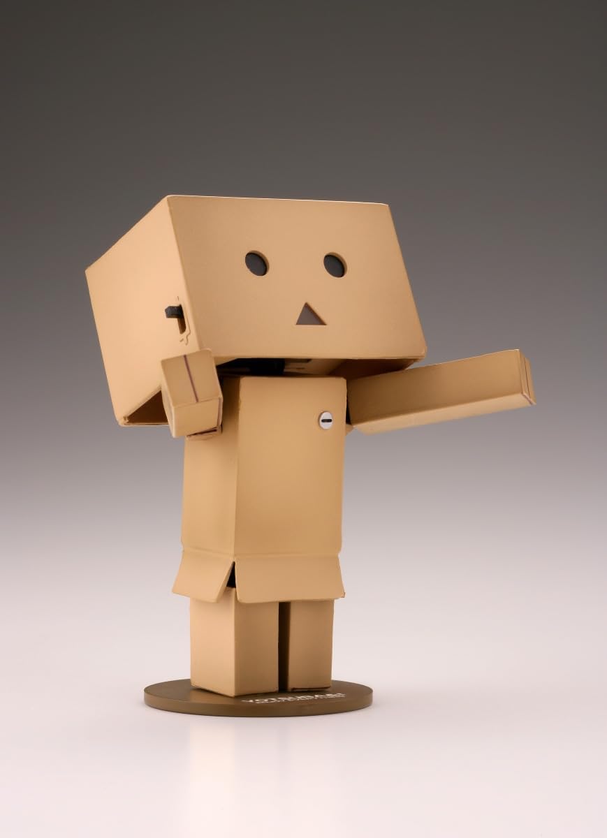 Kaiyodo Revoltech Danbo Mini, Total Height: Approx. 3.1 inches (80 mm), Non-scale, PVC & ABS, Pre-painted Action Figure