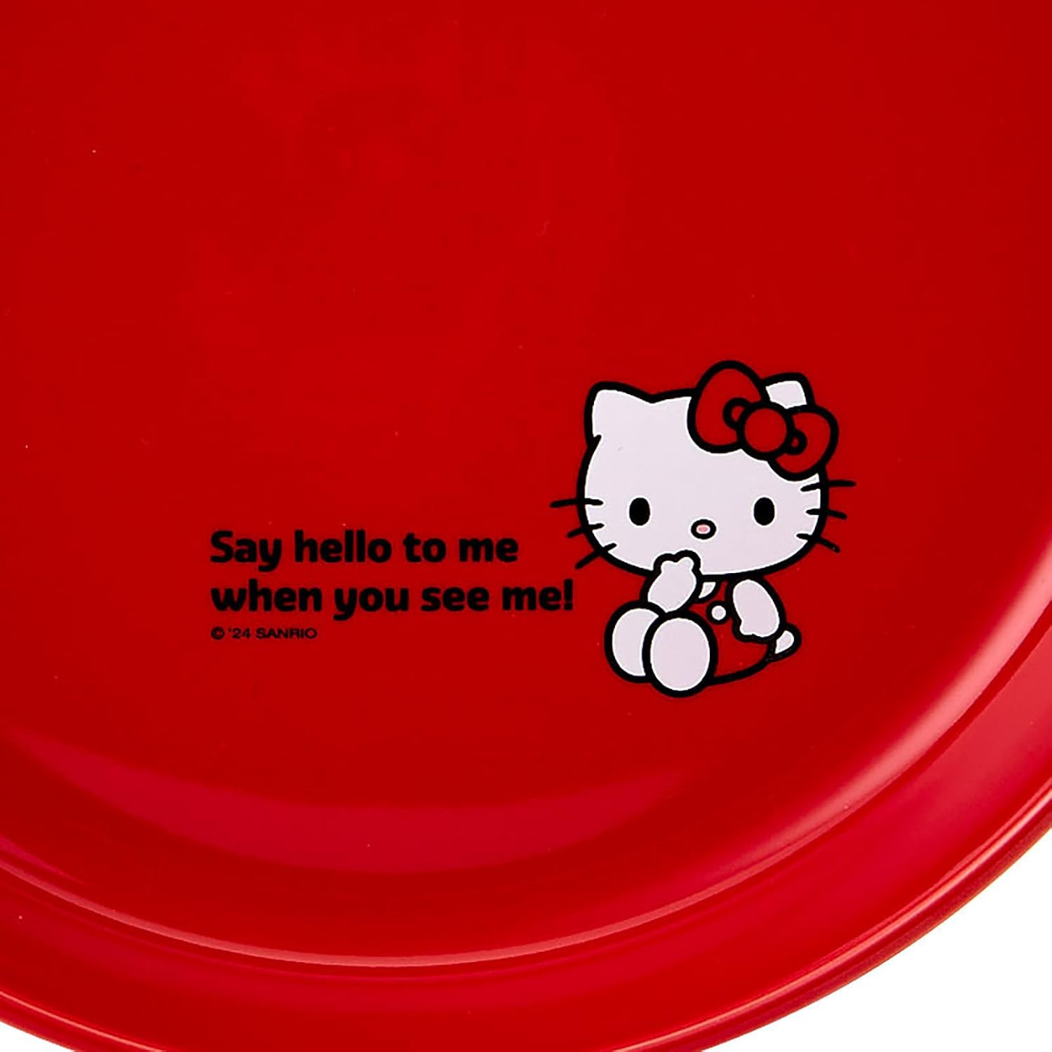 Sanrio 185914 Hello Kitty Plate, 8.3 inches (21 cm), Microwave, Dishwasher, Dishwasher Safe, Dish-Dryer, Ceramic, Curry Plate, Pasta Plate