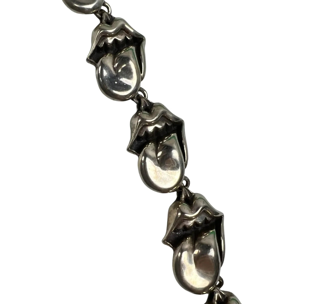 CHROME HEARTS 'ROLLING STONES' 22 IN WALLET CHAIN