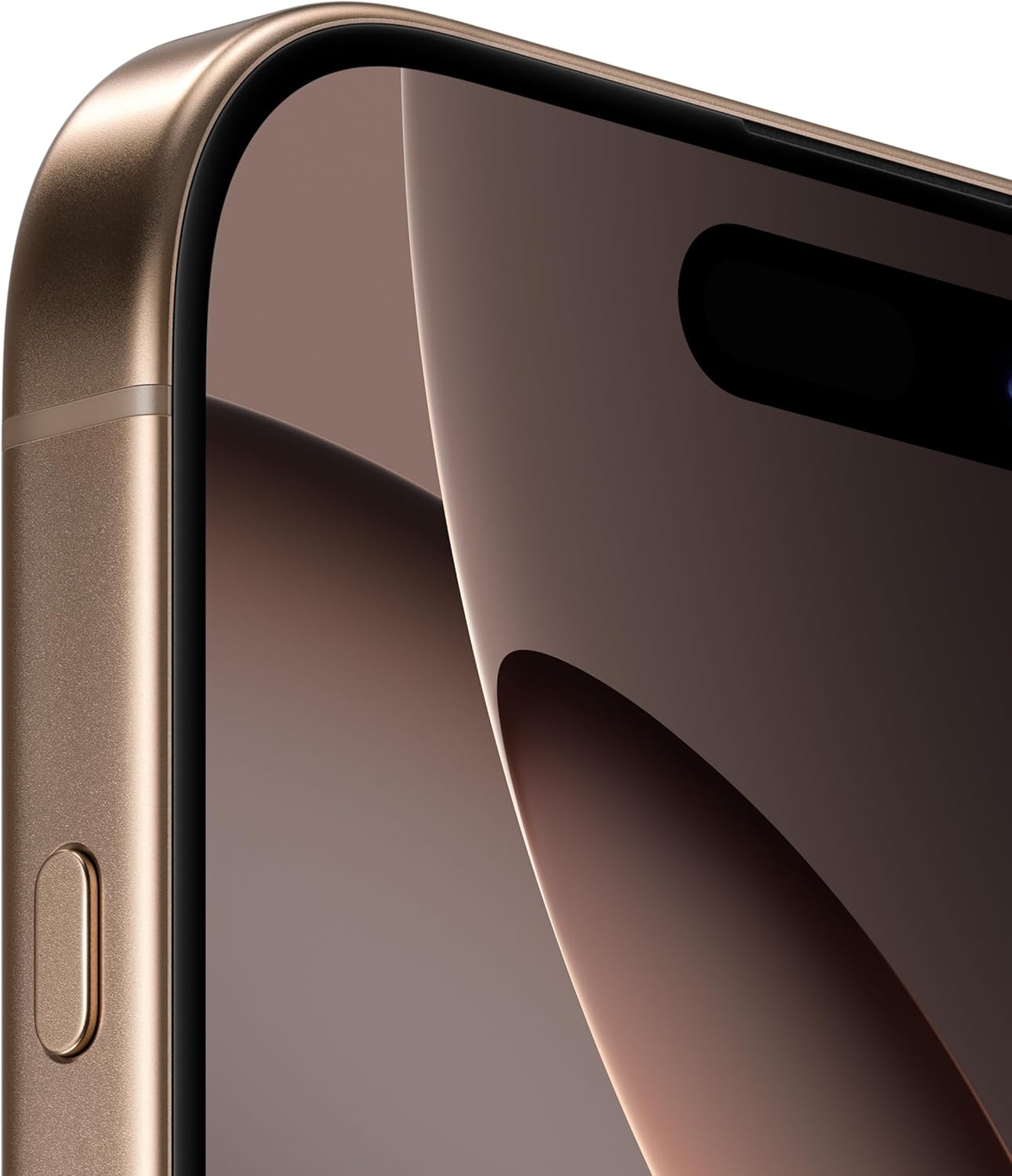 (Refurbished) Apple iPhone 16 Pro 128 GB, Desert Titanium, SIM Free, Compatible with 5G