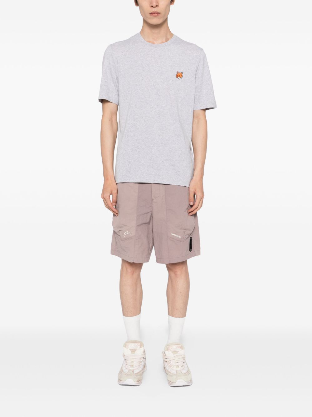 Maison メゾンキツネ 'フォックスヘッドコットンTシャツ - Image 3