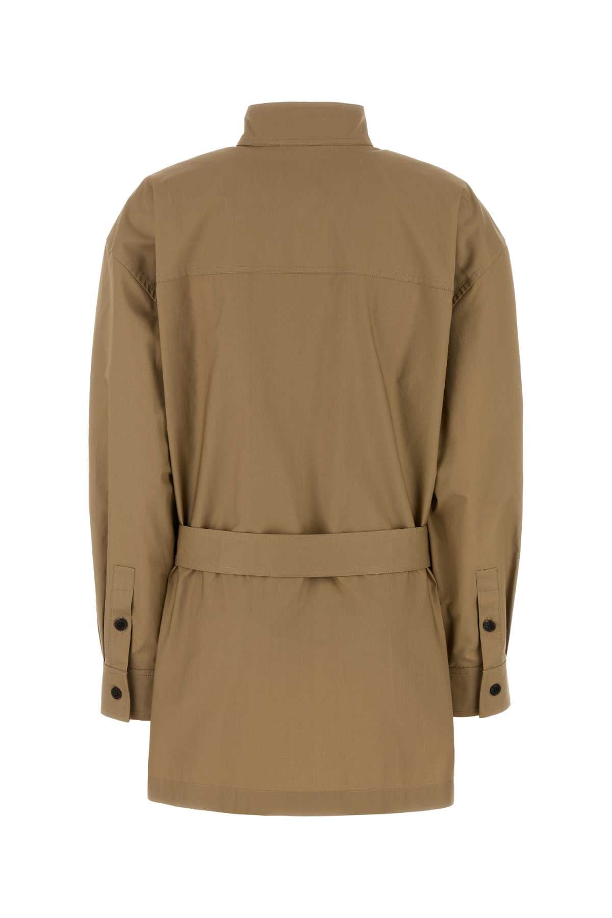 Saint セントローランキャメルポップリンシャツ - Image 3