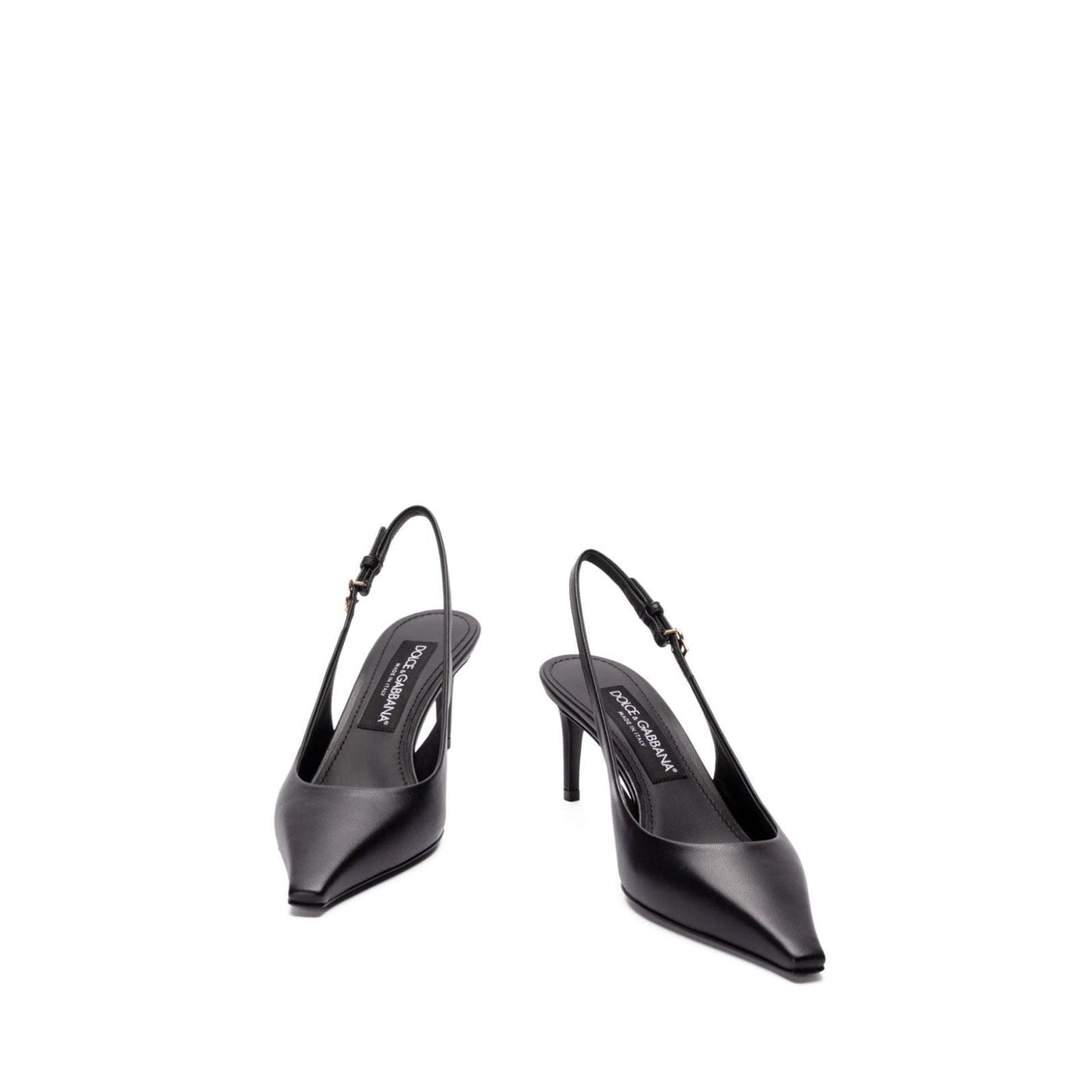Dolce  Gabbana ドルチェ＆ガッバーナ革のスリングバックポンプ - Image 3