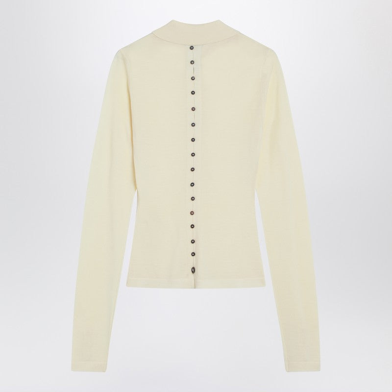 Jacquemus Jacquemus Light Yellow Wool Polo - Image 3