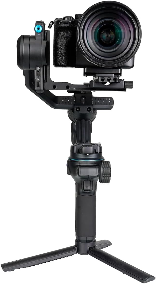 FeiyuTech SCORP-C2 Camera Stabilizer, Gimbal Stabilizer for Mirrorless/SLR, Camera Gimbal with Built-in AI Tracking for Sony Canon Panasonic Lumix Nikon Fujifilm Native Vertical Shooting Load Capacity
