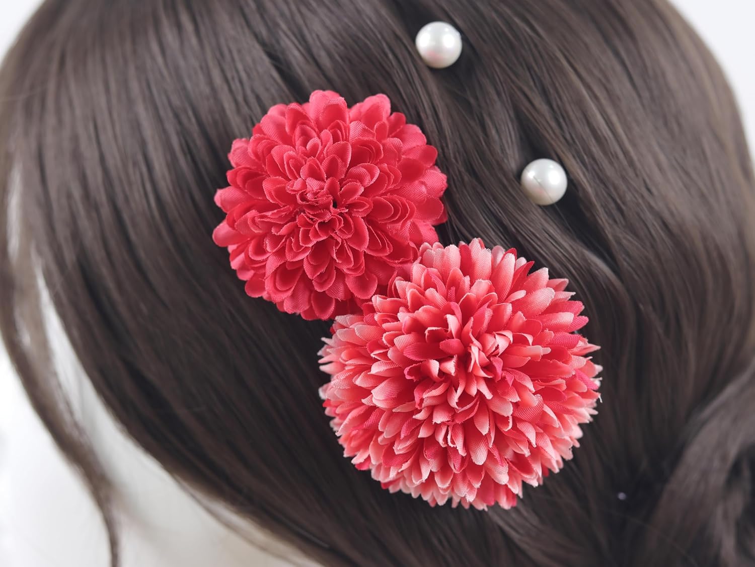 NANA Handmade Hair Ornament, Clip, Yukata, Ping Pong Mom, Cute, Summer Festival, Fireworks Display, Coming of Age Ceremony, Shichi-Go-San Graduation Ceremony, Kindergarten Entrance Ceremony