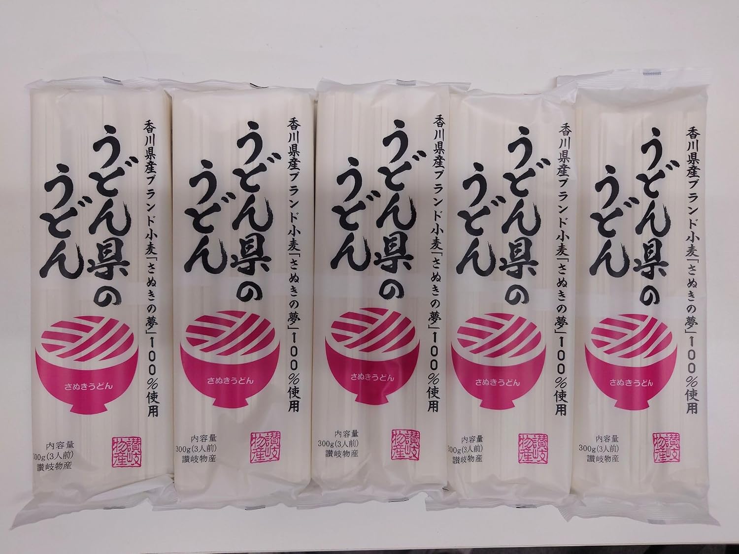 Kaneki Bussan Udon Noodles 10.6 oz (300 g) x 5 Bags