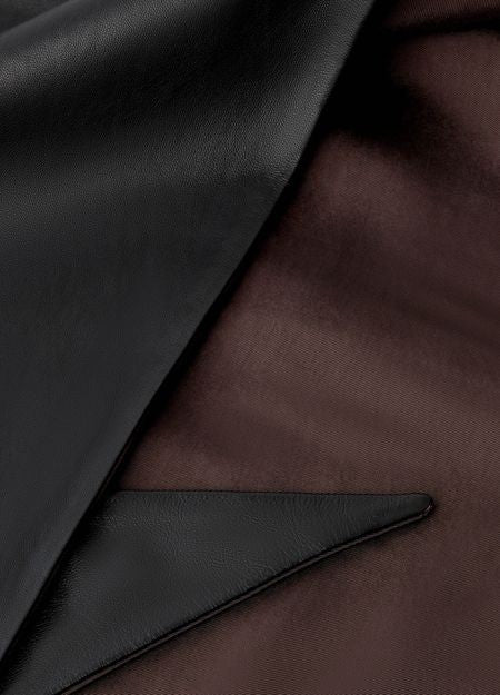 LEMAIRE Triangular leather scarf - Image 3