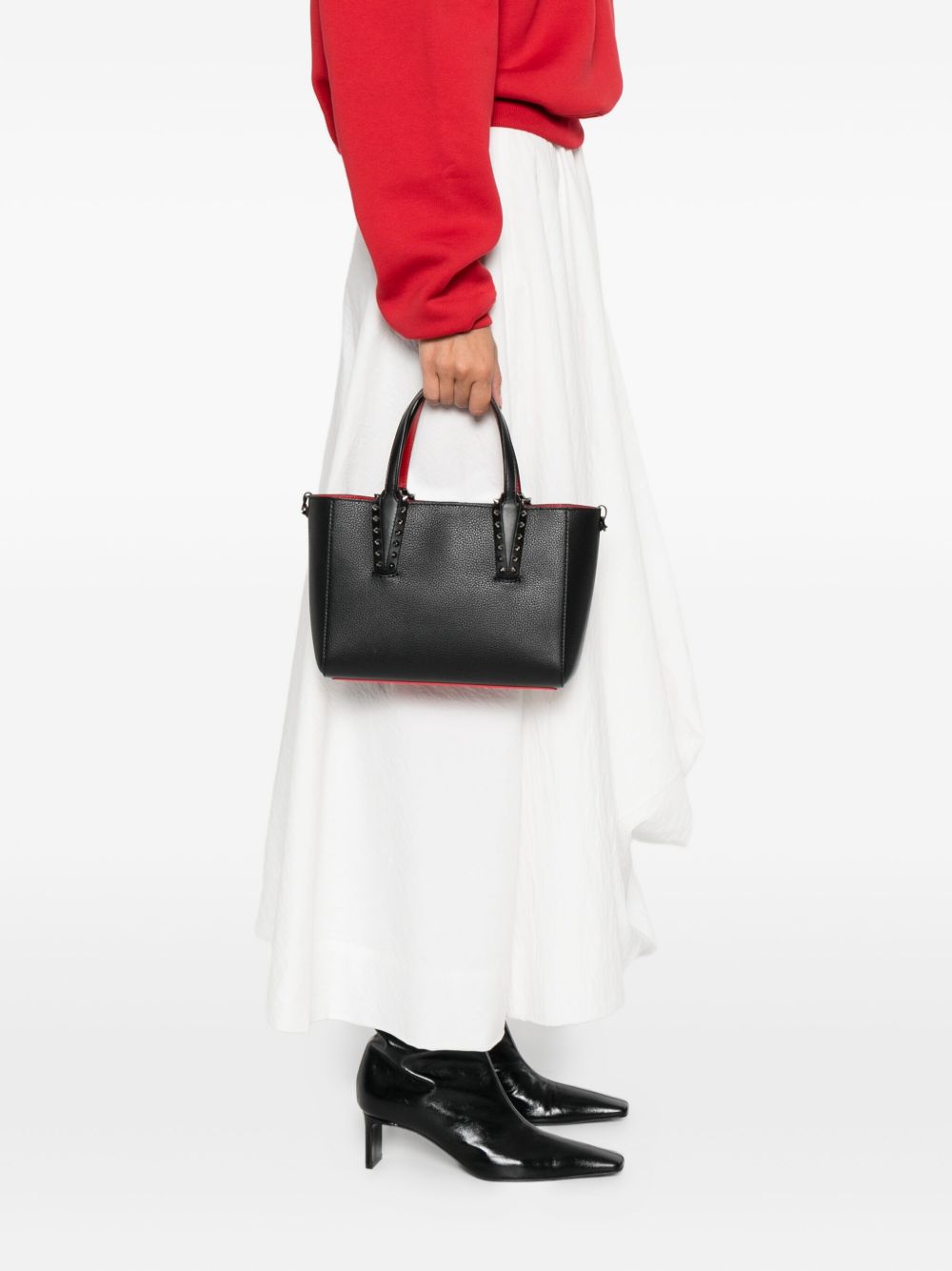 Christian Louboutin クリスチャンルブタンカバタミニレザートート - Image 3