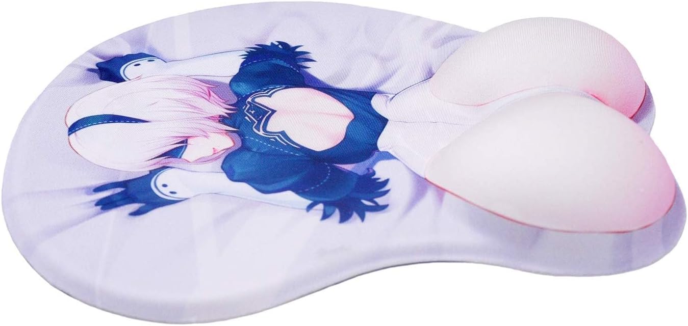 Anime Mouse Pad 3D Sculpted Boob Butt Chest Manga (A)