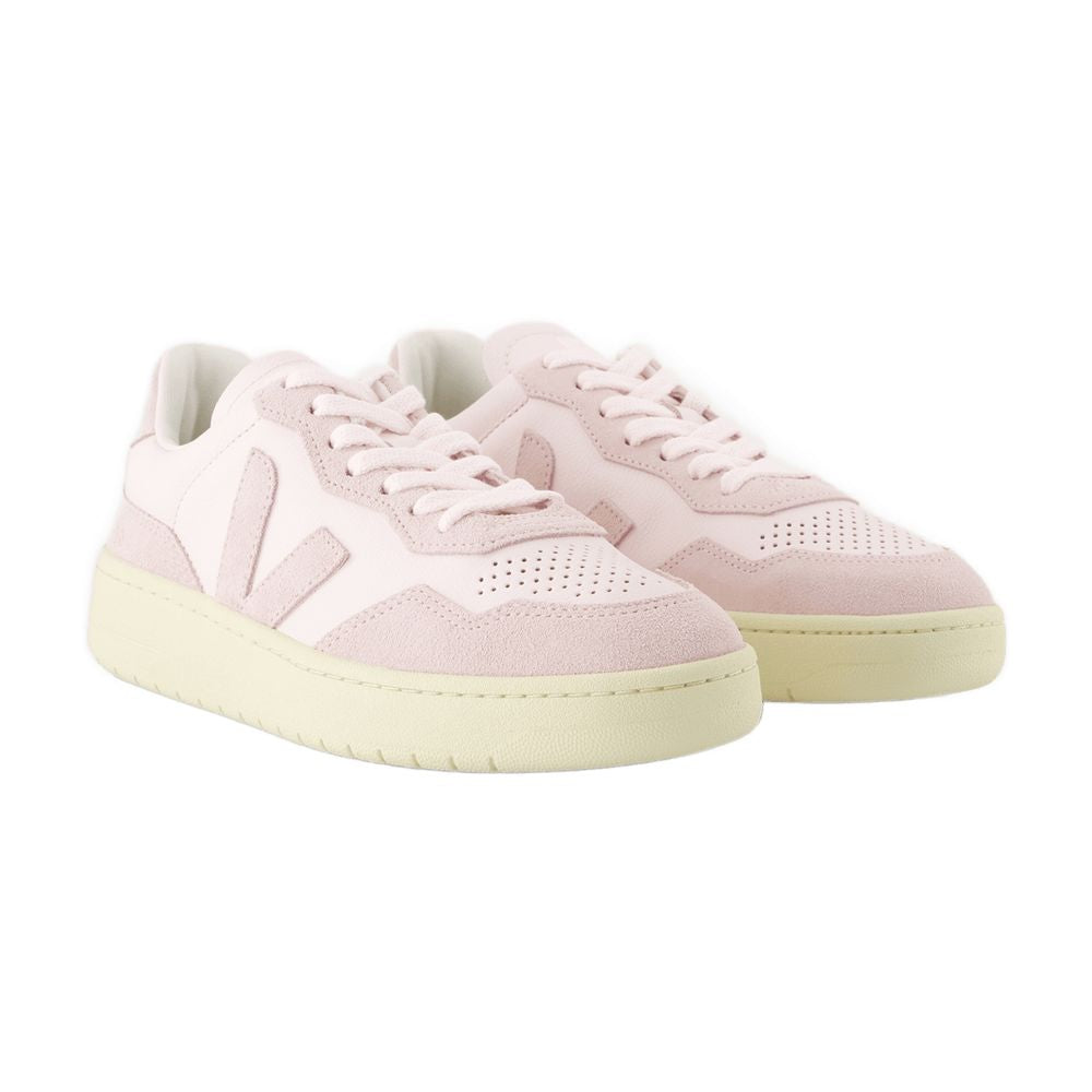 Veja V 90スニーカーVeja Leather Pink - Image 3