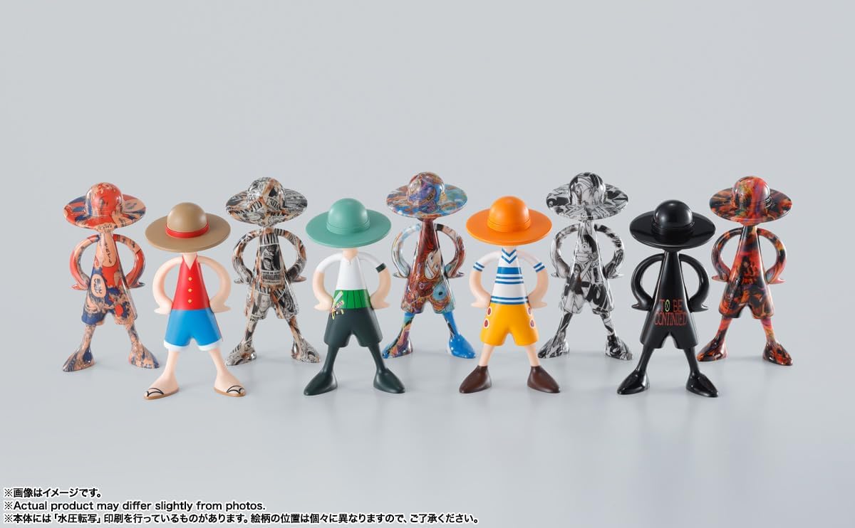 TAMASHII NATIONS LUFFY's ONE PIECE Adventure Memories Vol. 1 (Box) Approx. 3.4 inches (86 mm), ABS Pre-painted Complete Figure