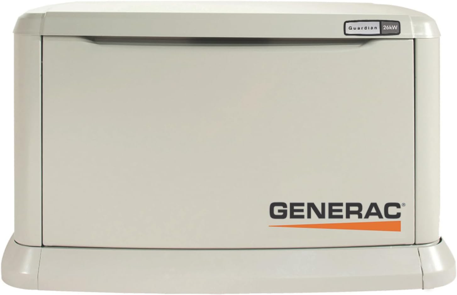 Generac Guardian 26KW Tough Durable All Aluminum WiFi Enabled Home Standby Generator with G-Force Engine and 200Amp Transfer Switch