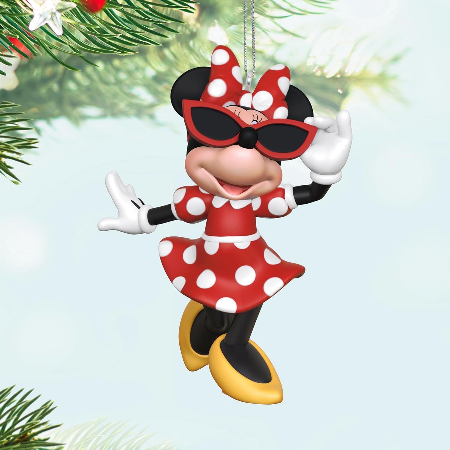 Adorno de Navidad Hallmark Keepsake 2025, Disney Minnie Mouse Sunny Chic, Regalos para Fans de Disney
