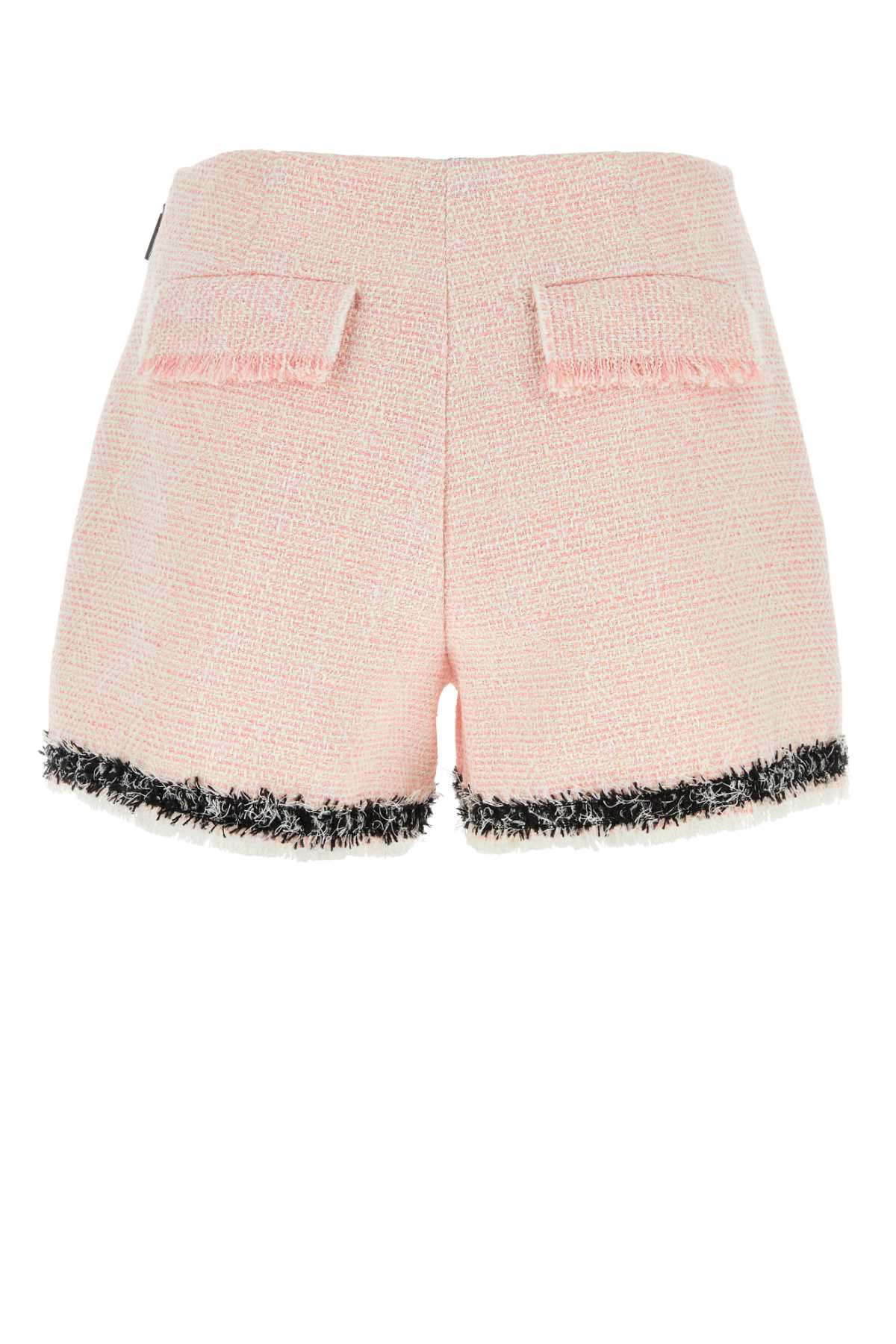 Msgm MSGM PinkBouclã©ショーツ - Image 3