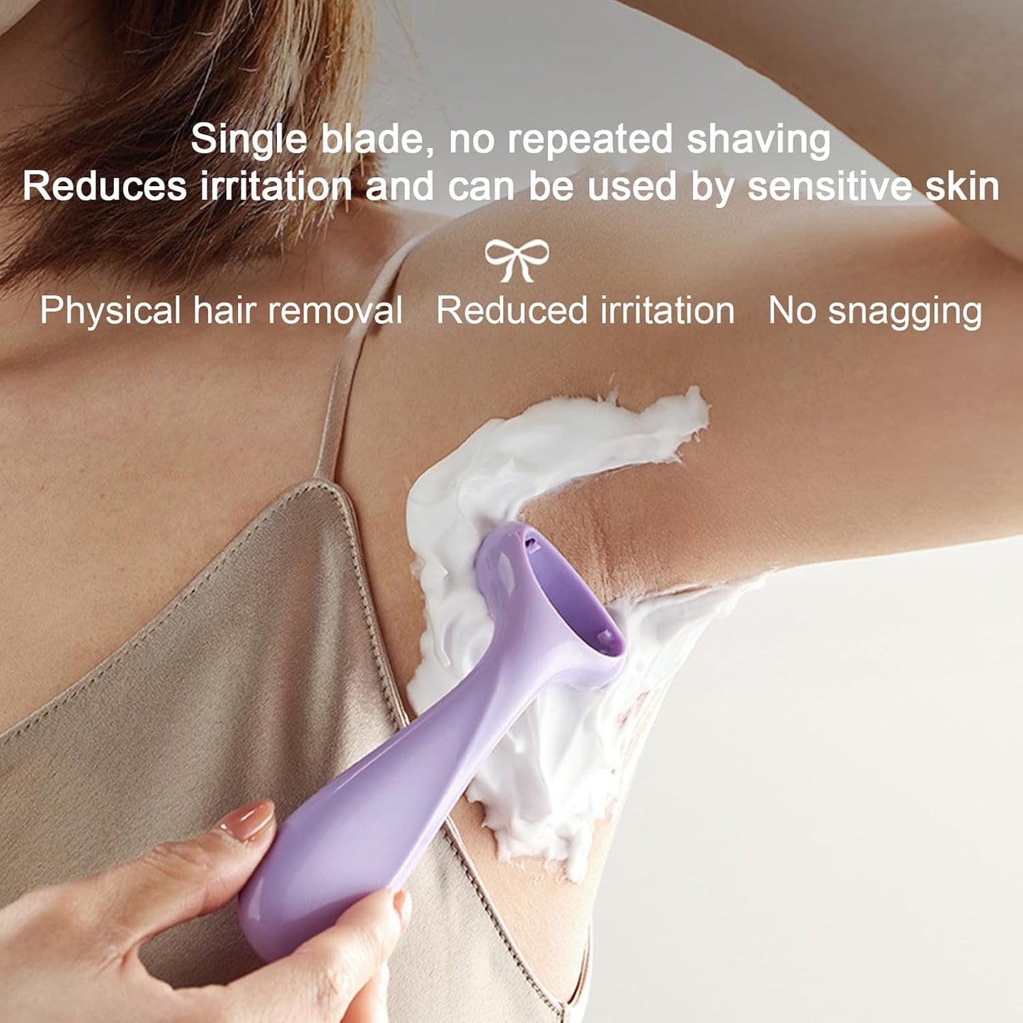 Razor for Women, Zero Sense Shaver Limbs Hair Armpit Hair Pubic Full Body Manual Hair Removal Shaver Portable Epilator Razor for Women - Bikini Trimmer | Body Hair Trimmer, Body Groomer, Body Shaver