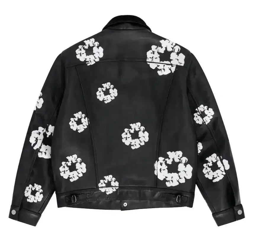 DENIM TEARS X LEVI'S LEATHER COTTON WREATH BLACK DENIM SET