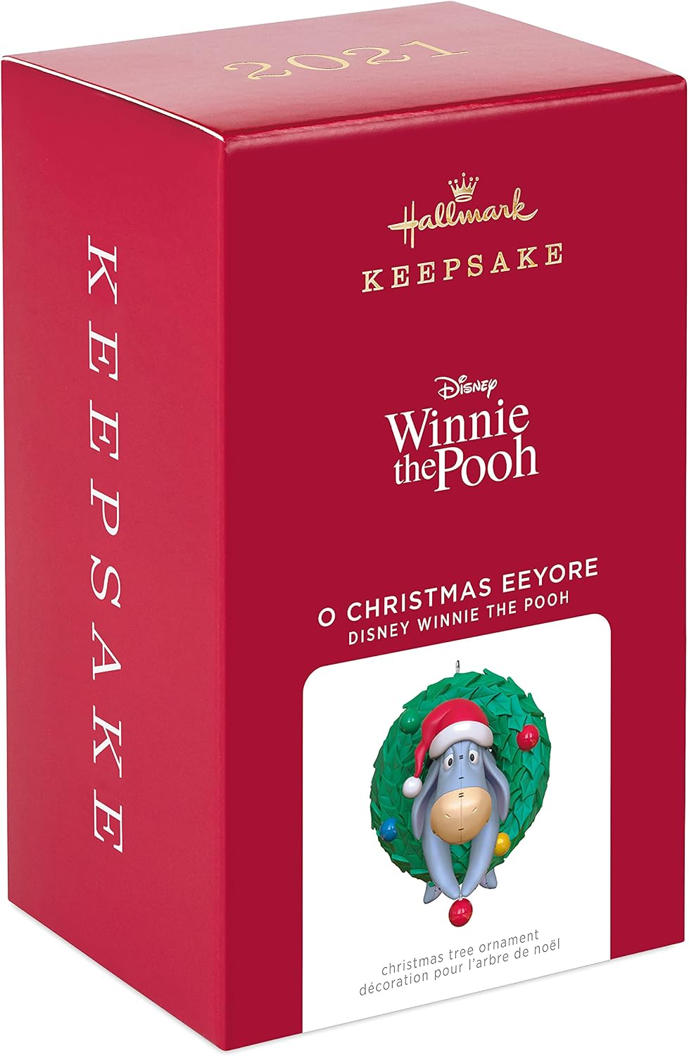 Hallmark Keepsake Adorno de Navidad 2021, Disney Winnie The Pooh O Christmas Eeyore