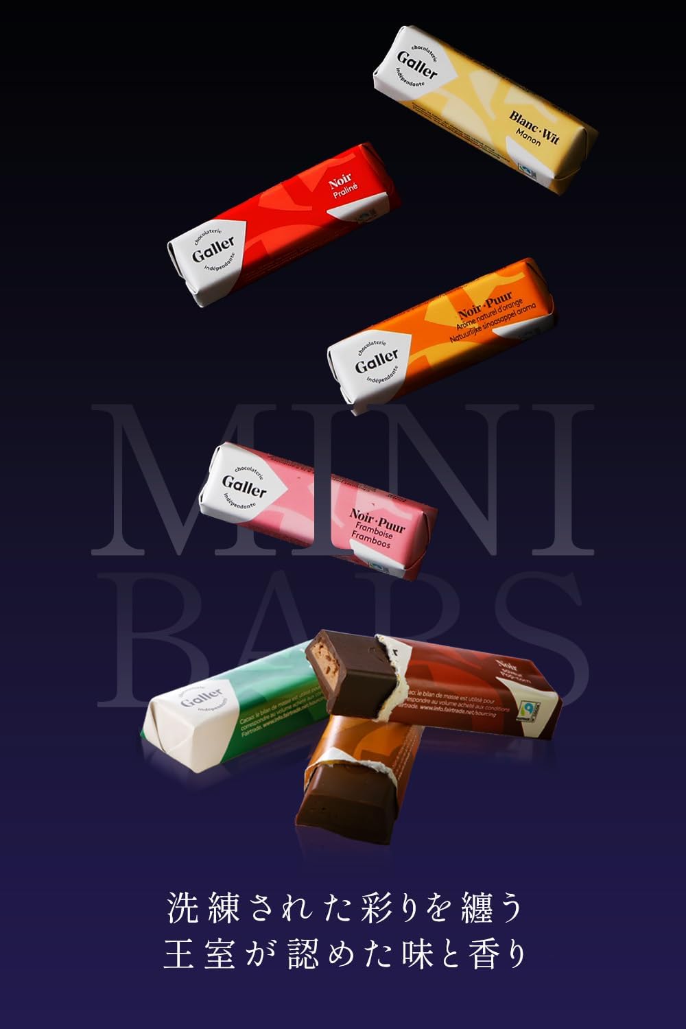 Galler 2024 Galley, Chocolate Gift, Mini Bar, 12 Pieces, Gift for the Aged