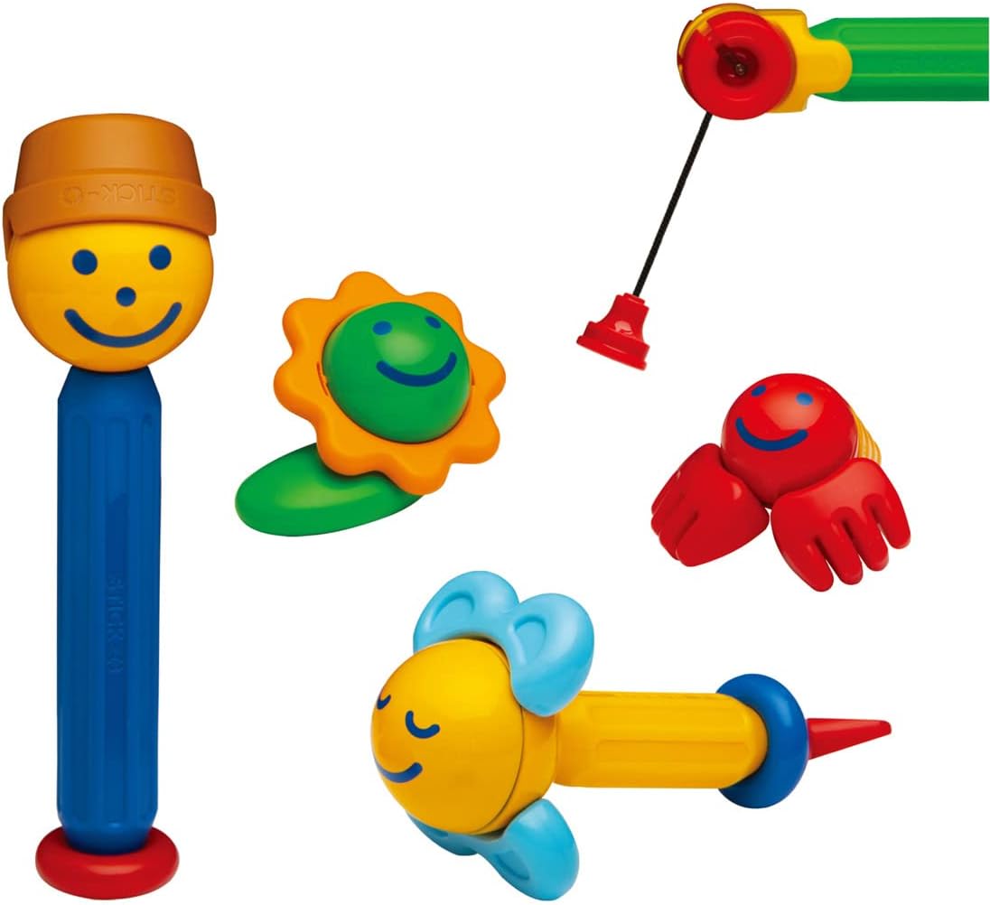 Bonernund Stick-O Fishing Set 26 Pieces Round 1.5 Year Old SO902006 Red Blue etc