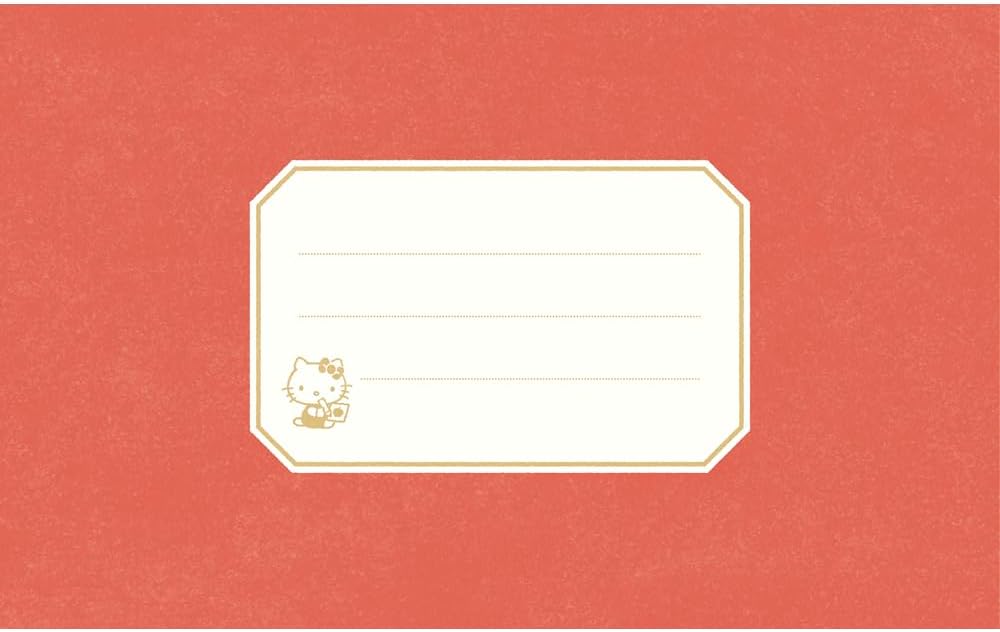 Furukawa Paperwork Letter Set, Foil Stamped Mini Letter Set, Sanrio Characters, Hello Kitty SS75
