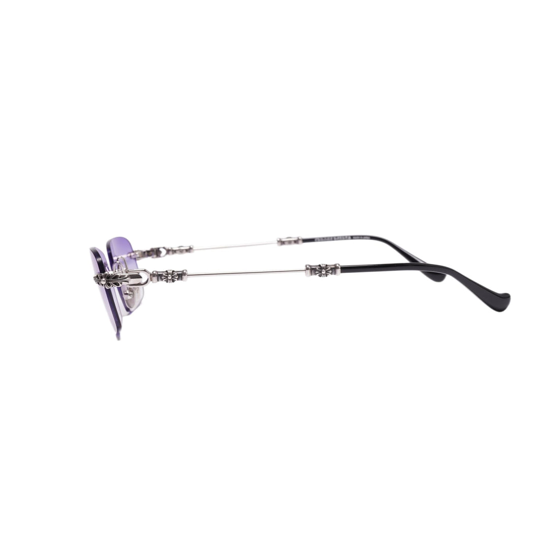 CHROME HEARTS 'PILLS III BLUE' BLACK/SILVER SUNGLASSES