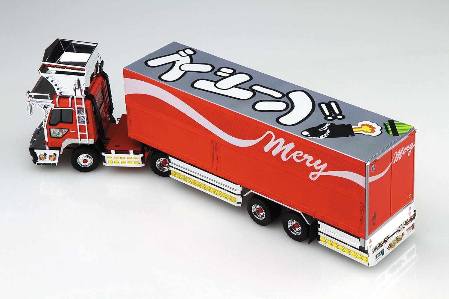 青島文化教材社 1/32 バリューデコトラシリーズ No.36 5号線のマリー ウイングトレーラ プラモデル