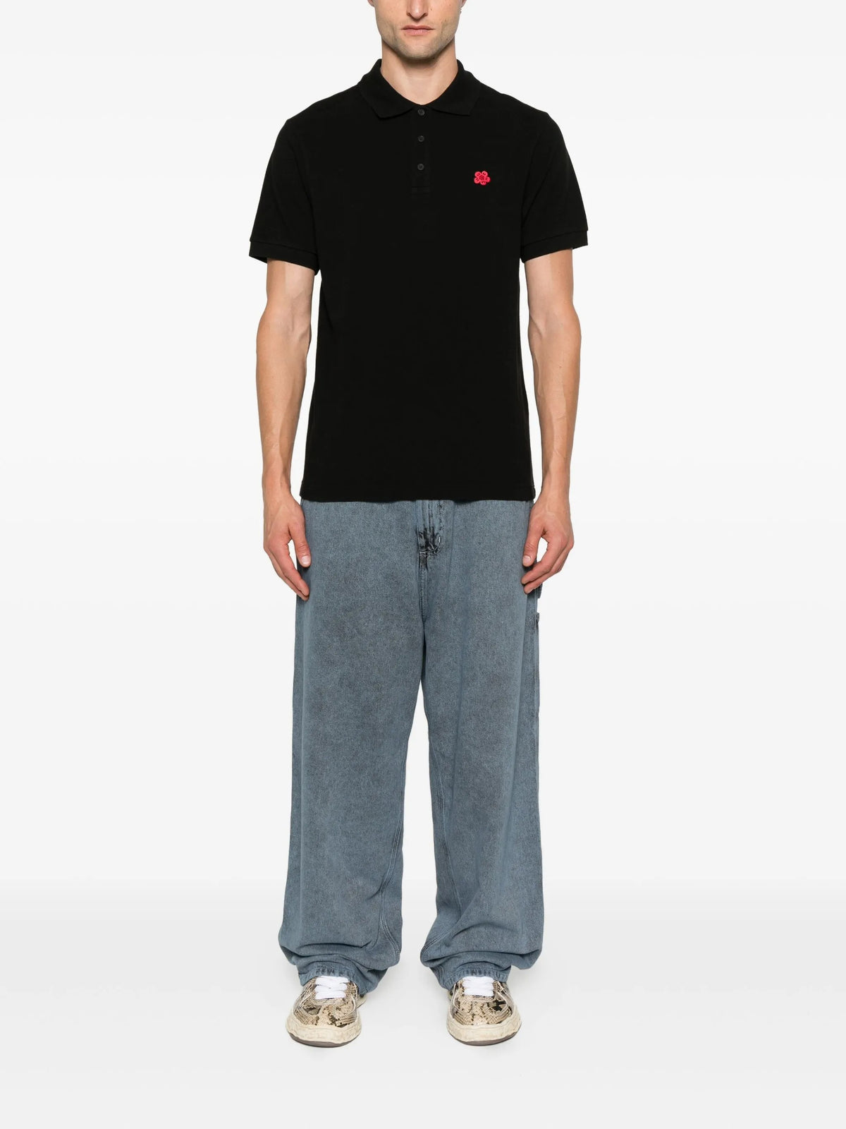 Kenzo Kenzoは、Boke Flower Embroidered Slim Poloを手に入れます - Image 3