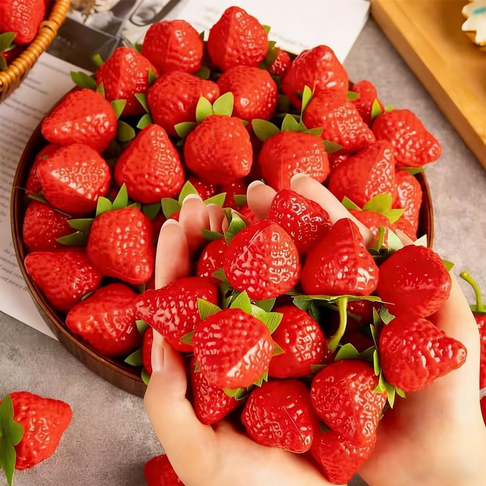 Strawberries, Set of 20, Food Samples, Life-like, For Fruit Shops, Display Etc