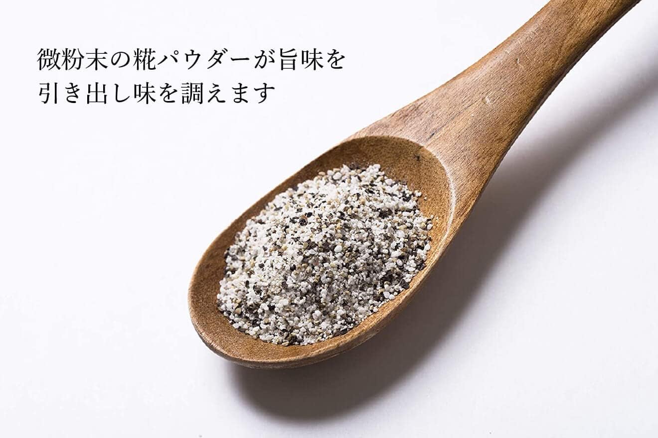 Kojiya Honstore Salt and Pepper (Salt, Black Pepper, Malt Malt) Kissuke Koji Power Salt Pepper 1.4 oz (40 g) (No Chemical Flavors)