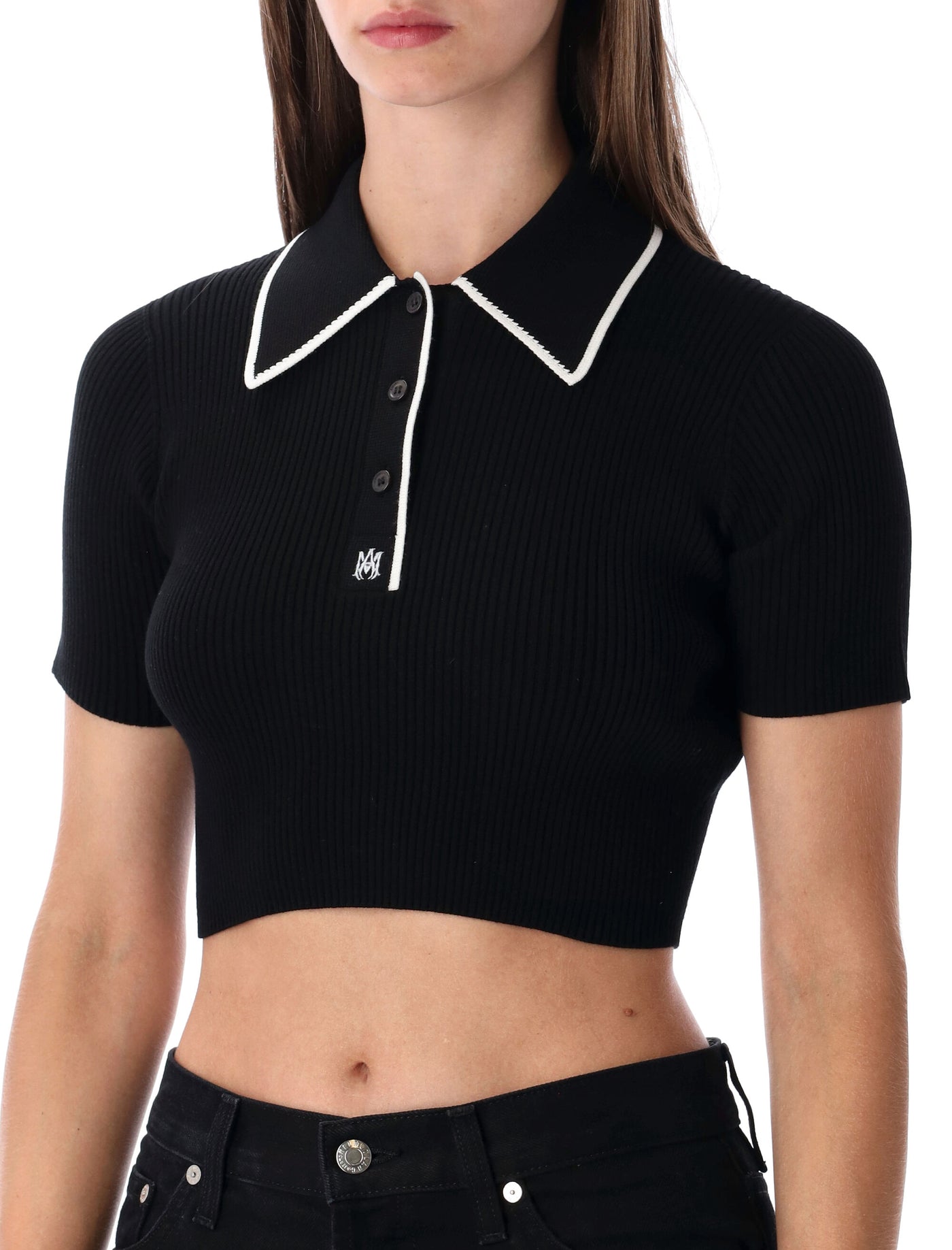 Amiri アミリTシャツとポロスブラック - Image 3