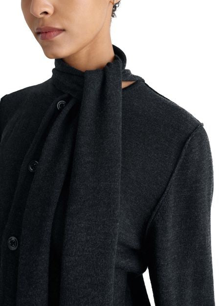LEMAIRE スカーフ付き ツイスト入り カーディガン - Image 3