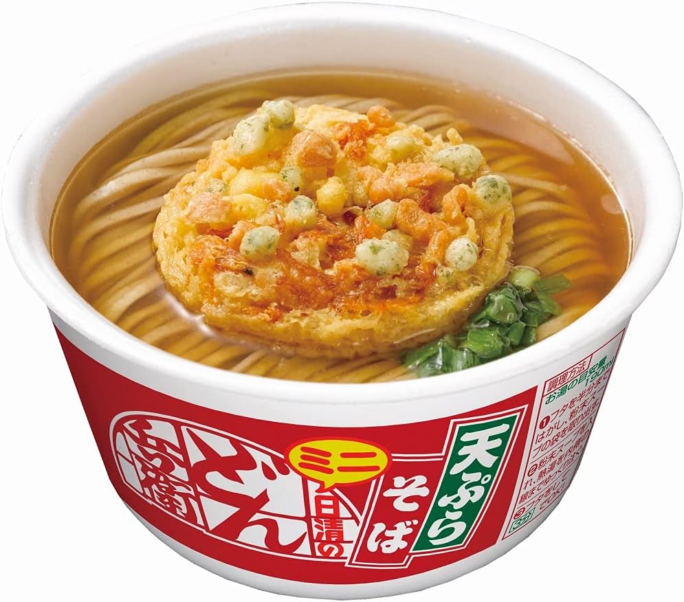Donbei Tempura Soba Mini (West) Nissin Foods Cup Noodle 46g×12 pieces
