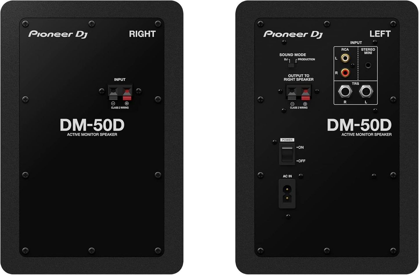 Pioneer DJ 5" 2-Way Active Monitor Speaker DM-50D (Black)