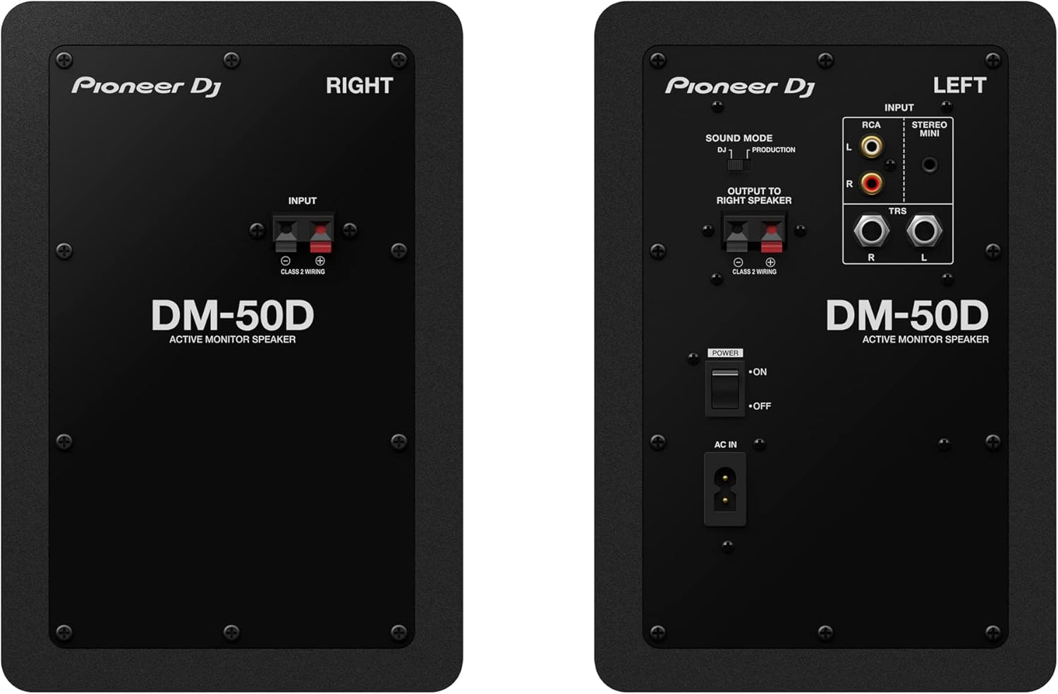 Pioneer DJ 5" 2-Way Active Monitor Speaker DM-50D (Black)