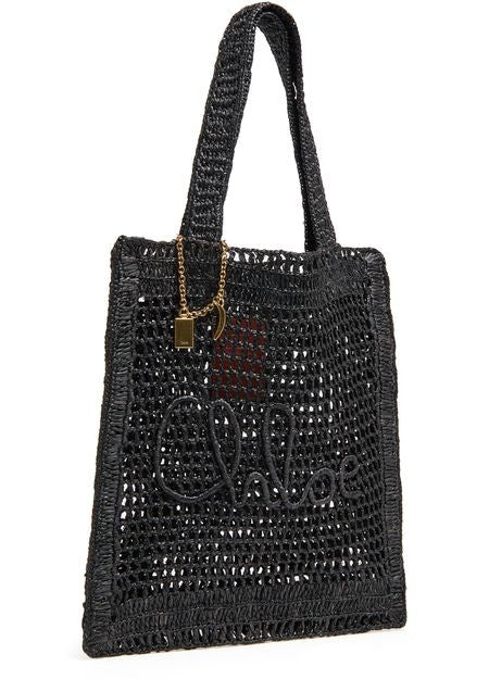 CHLOE Summer Banana crochet tote bag - Image 3