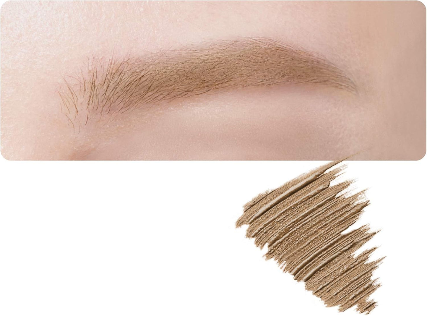 ettusais Eye Edition (Brow Mascara) 01 Ash Milk Tea Eyebrow Mascara, Eyebrow Mascara, Can Be Removed with Hot Water, 0.2 oz (6 g)