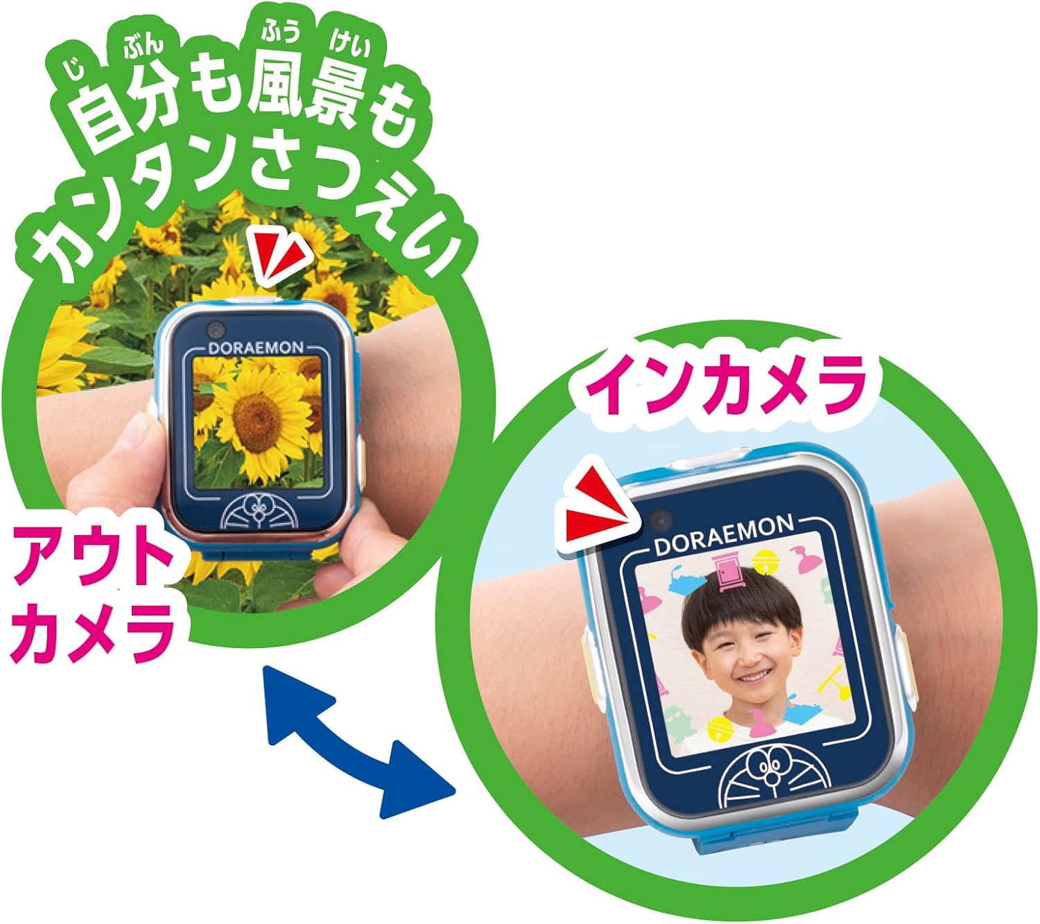 Agatsuma Doraemon Talking Smart Watch, Camera, Blue