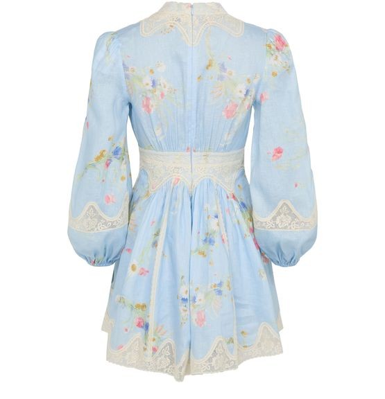 ZIMMERMANN Lucky lace plunge mini dress - Image 3