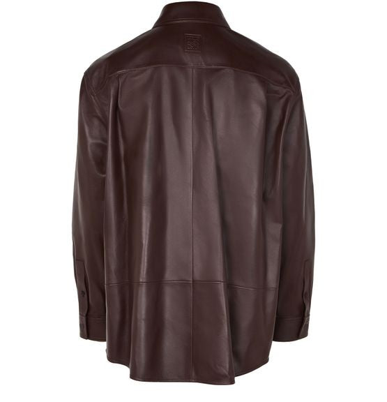 LOEWE Overshirt in nappa leather - Image 3