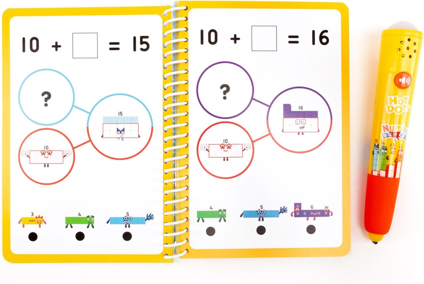 Numberblocks 11-20 Activity Book & Interactive Pen, Kazu Play, Voice Pen, Educational Toy, EI2551, Authentic