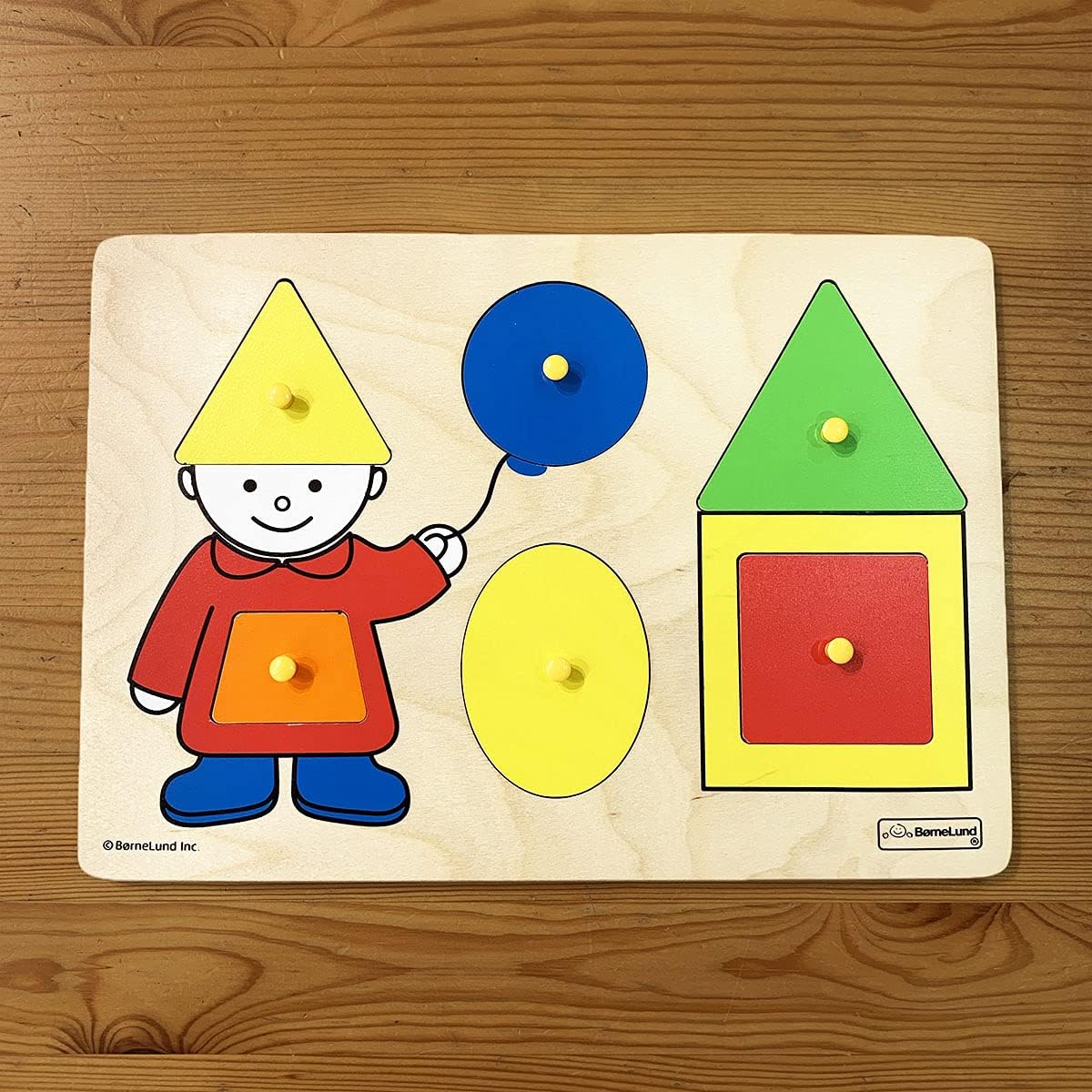 ボーネルンドオリジナル ( BorneLund Original ) ファースト シェイプパズル [6ピース] 2歳頃 HY711890