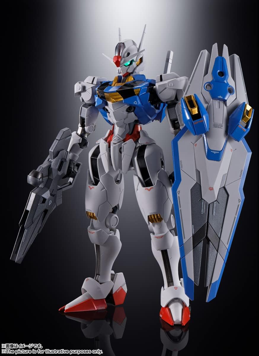 TAMASHII NATIONS Super Alloy Mobile Suit Gundam: Witch from Mercury Gundam Aerial Approx. 7.1 inches (180 mm), ABS & PVC & Die-cast, Pre-painted Action Figure