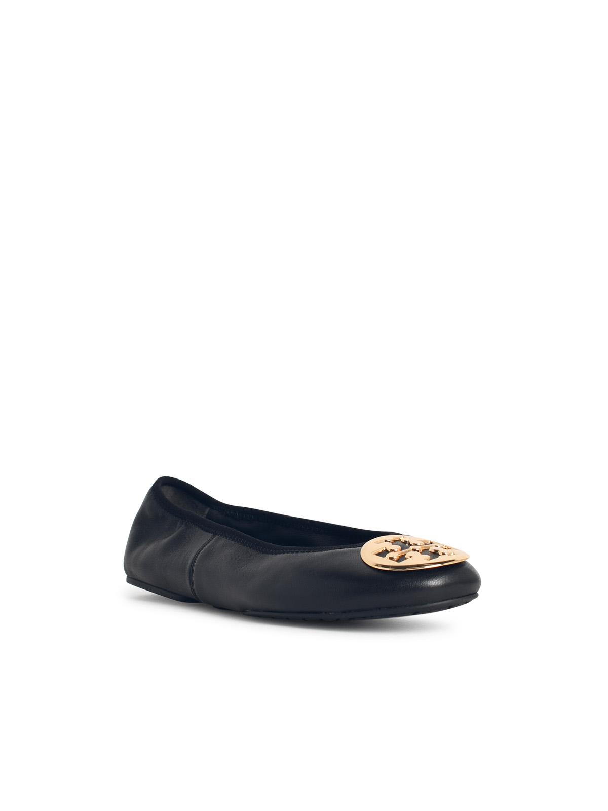 Tory Tory Burch 'Minnie'ブラックリアバレエフラット - Image 3