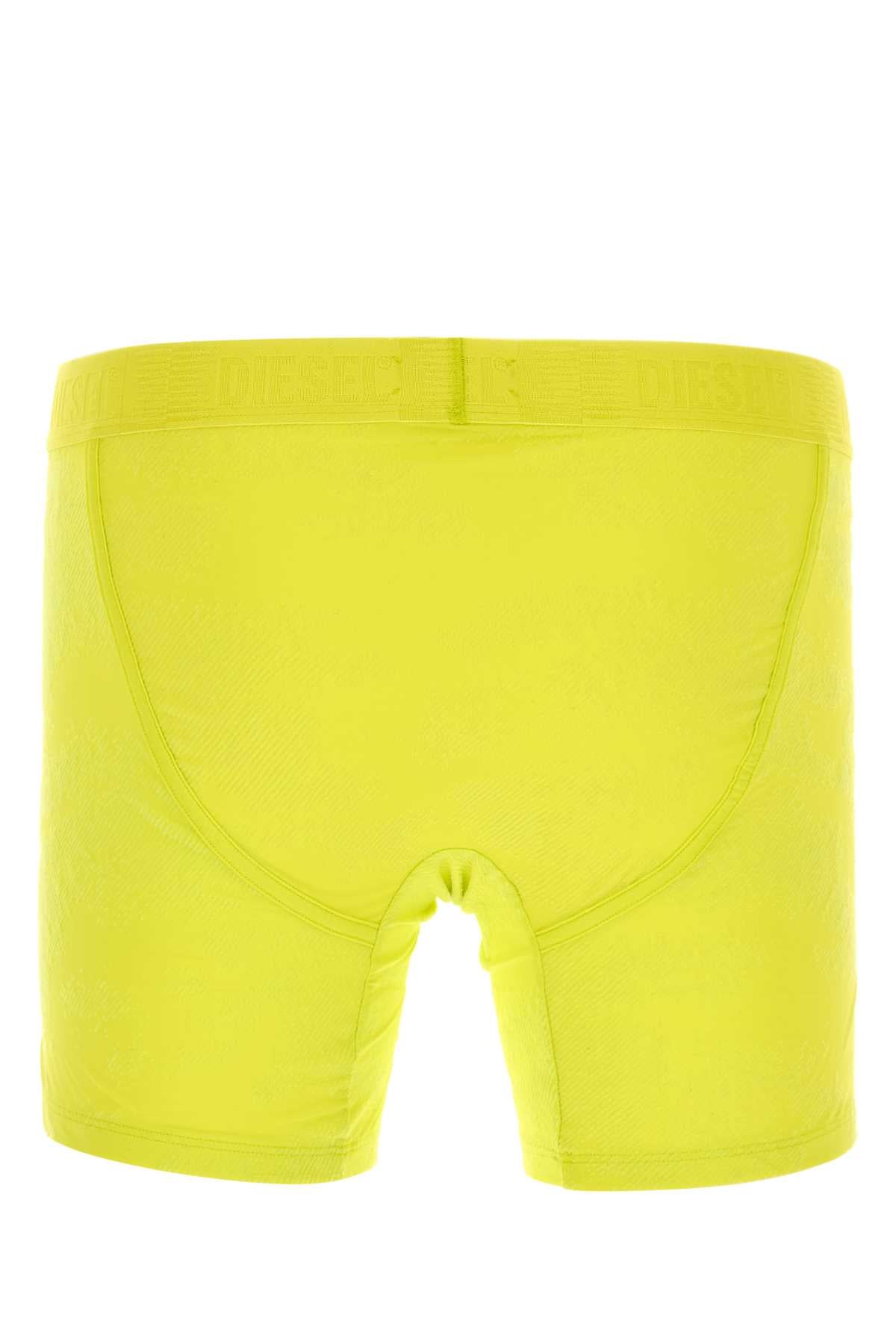 Diesel ディーゼルフルオイエローストレッチナイロンディーゼルxサベージxフェンティーボクサー - Image 3