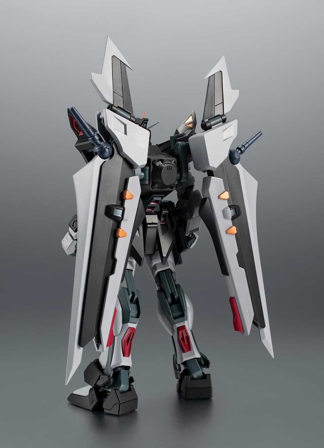 TAMASHII NATIONS ROBOT SPIRITS Mobile Suit Gundam SEED C.E.73 - STARGAZER- GAT-X105E+AQM/E-X09S Strike Noir Gundam Ver. A.N.I.M.E. Approx. 4.9 inches (125 mm) PVC & ABS Pre-Painted Action Figure