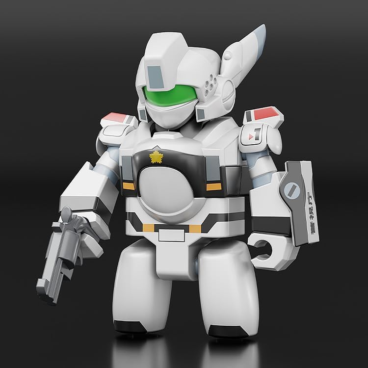 Good Smile Company Mobile Police Patlabor Brickroid AV-98 Ingram No. 1 Plastic Painted Action Figure, Non-scale, Includes Exclusive Stand, Total Height Approx. 2.0 inches (50 mm)
